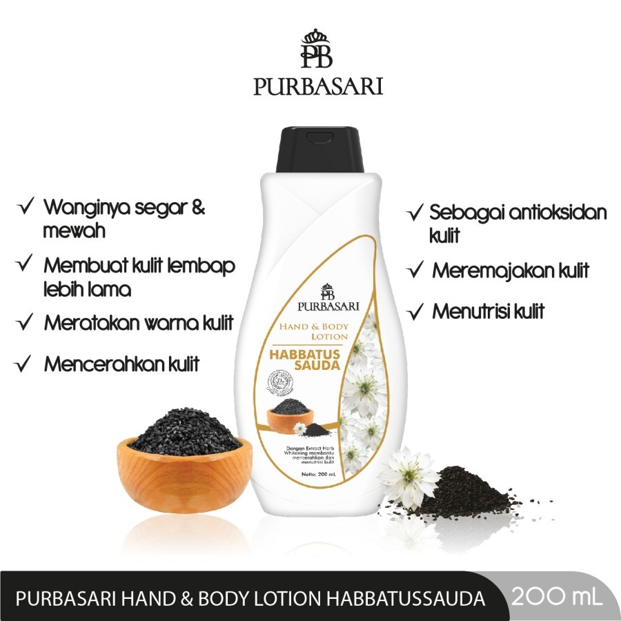 PURBASARI Hand &amp; Body Lotion Habbatusauda