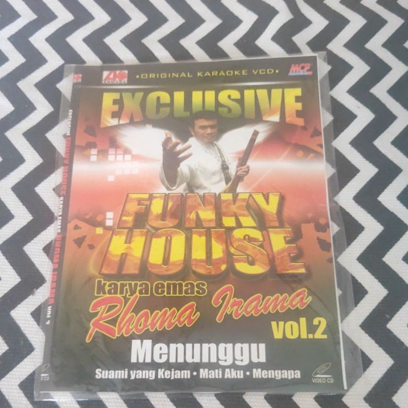 VCD KARAOKE ORIGINAL EXCLUSIVE FUNKY HOUSE RHOMA IRAMA VOL.2