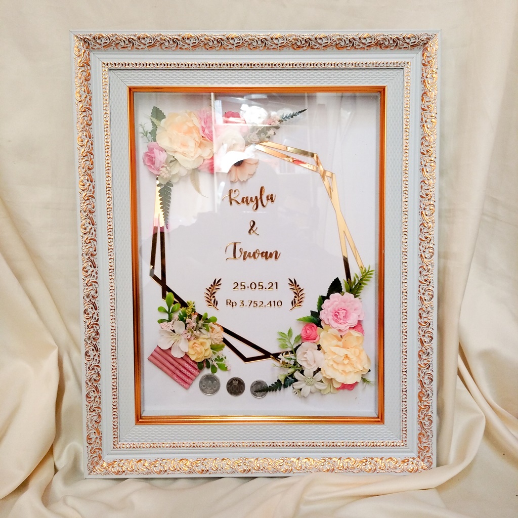 Mahar Pop Up Ukuran 30x40 Fiber 5 Double Frame