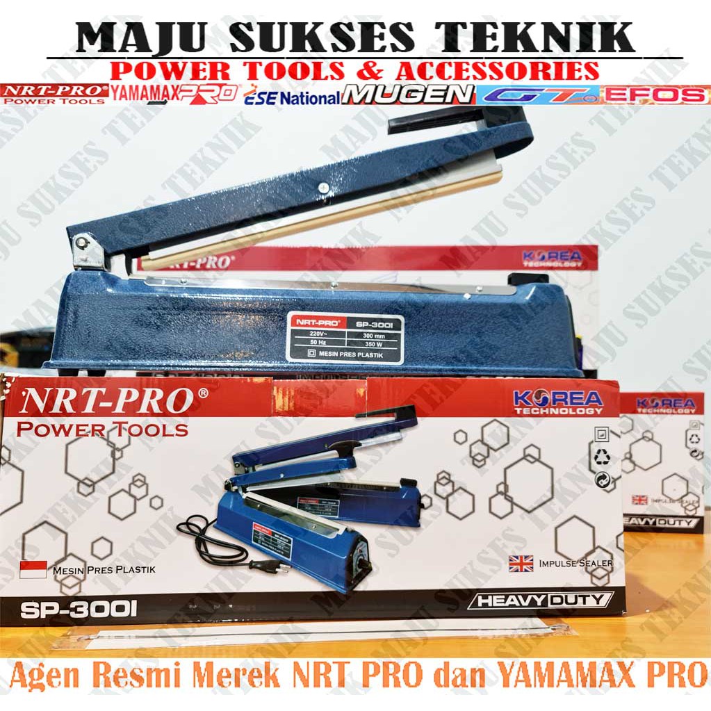 NRT PRO SP300I Sealer Plastik 30cm Body Besi Mesin Press Tangan 30 cm SP300 I SP 300I SP300 SP 300
