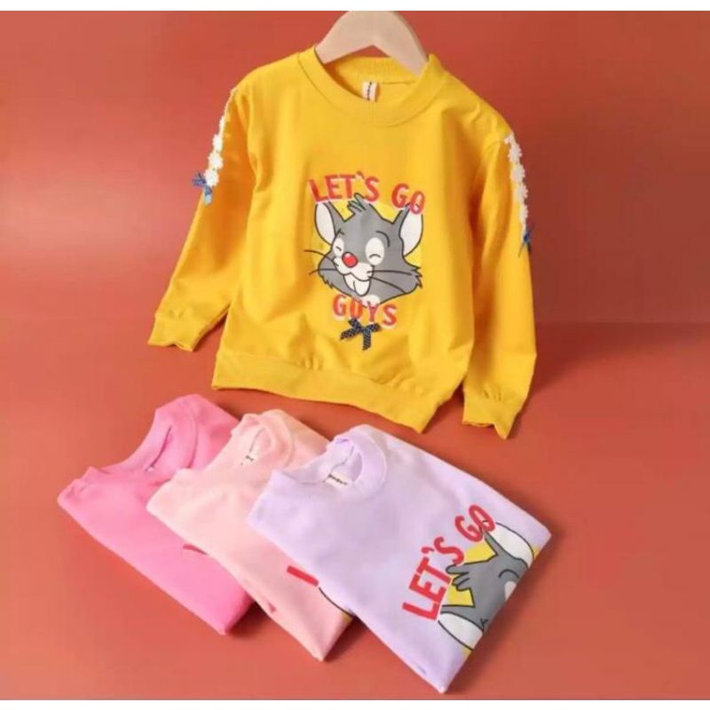 ￼Switer Anak Import 6-12Tahun/Kaos Anak Tangan Panjang/Sweater Anak Perempuan Import