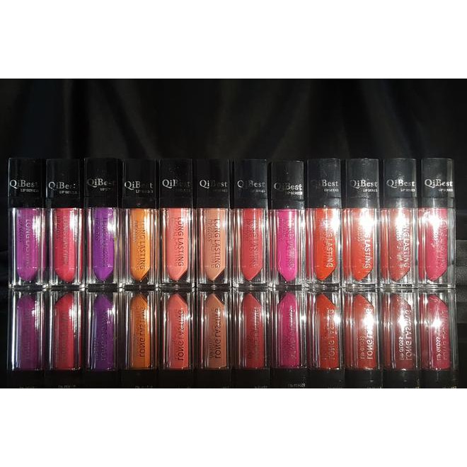 FREE ONGKIR QIBEST - Lip Series Lipcream / Lipgloss Matte Like Maybelline Vivid ORIGINAL