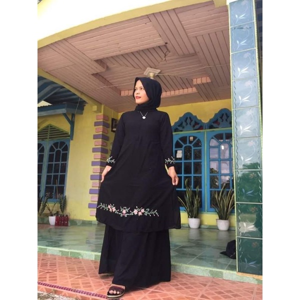 gamis Malaysia bordiran