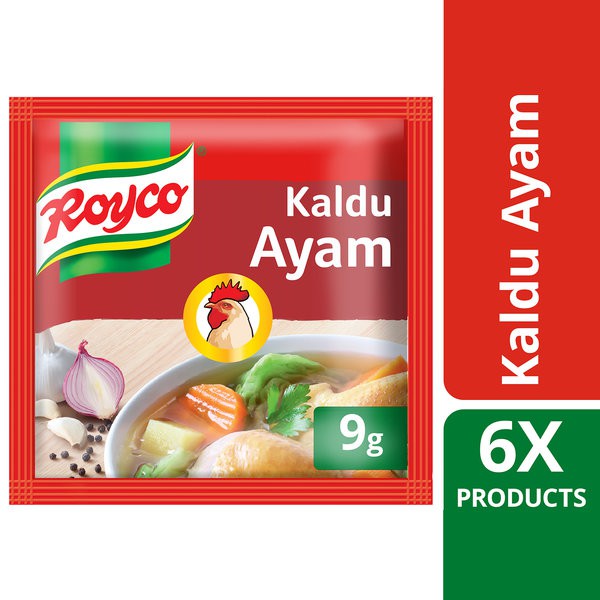 

ROYCO Bumbu Ayam 54gr -Penyedap Rasa Kaldu Serbaguna Masakan 6 x 9g