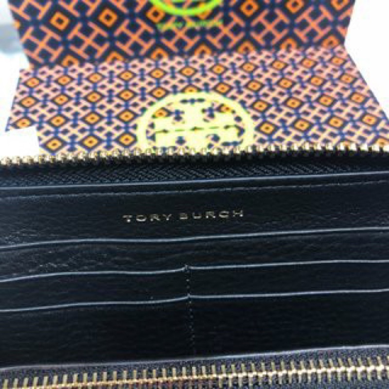 Tory Burch Wallet Leather Black TB 8812