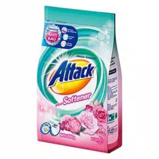 Attack Deterjen Bubuk Plus Softener 800g