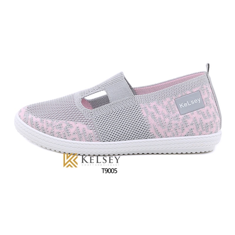 (GRATIS ALAS KAKI) NICOLE Sepatu Flat Shoes Wanita  / Sepatu Flyknit Wanita  T9005