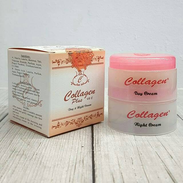 Cream Collagen Plus Vit E Siang Malam 100 Dijamin Original Indonesia