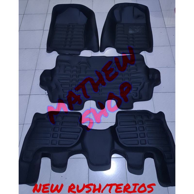 Karpet 5D Mobil All New Terios 2018 2019 2020 2021 2022 2023 Import Quality / Karpet Mobil 5D New Te