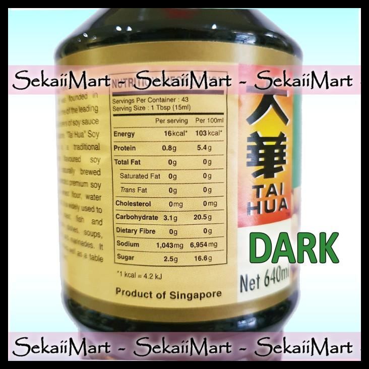 

TERBARUU!! TAI HUA Light / Dark Soy Sauce 640ml TAIHUA Kecap Asin Premium DA HUA TERLARIS
