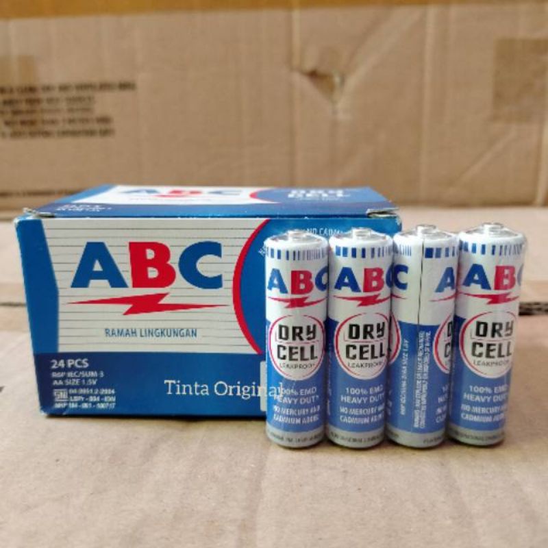 Baterai / Batre ABC Size AA A2 1.5V ( Isi 1 pcs ) promo Murah