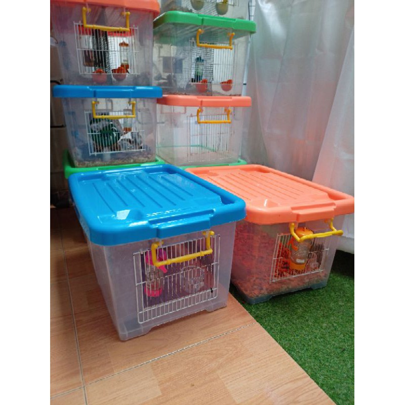 Kandang Box Besar Breeding Hamster / Landak Mini Handmade Nyaman Untuk Berkembangbiak FULLSET Box