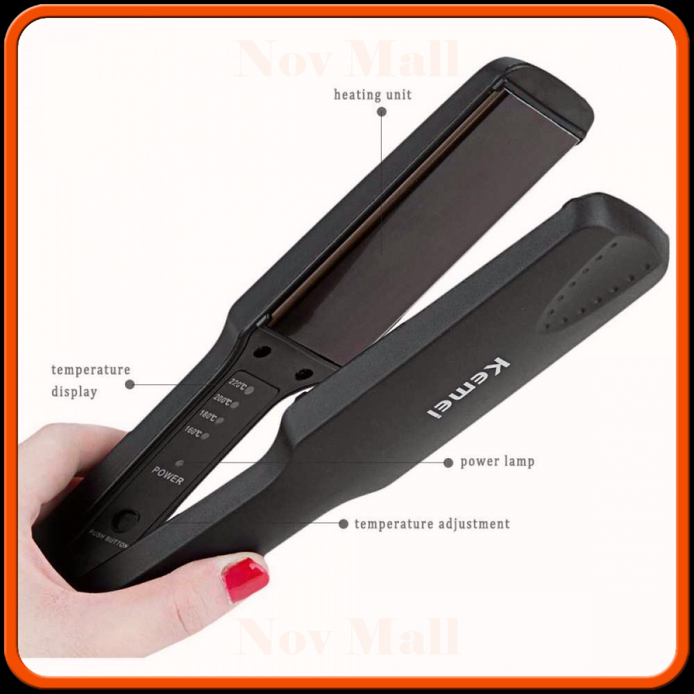Catok Rambut Ceramic Heating Plate MU102