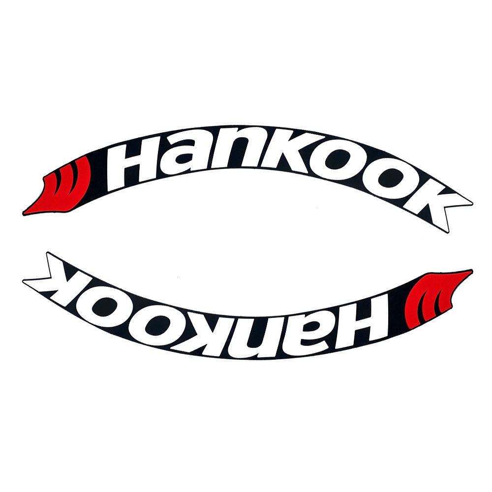 Hankook Stiker Ban Mobil Motif Tulisan Mitsubishi TOYOTA BENZ BMW 3D Bahan Karet Anti Air