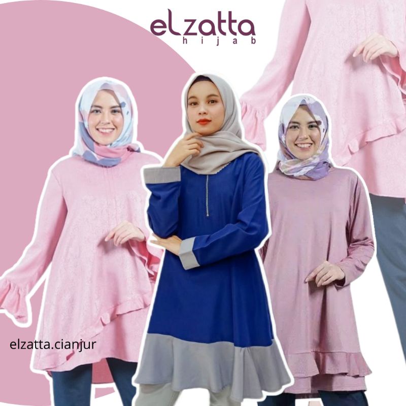 ELZATTA TUNIK POLOS TUNIK DAUKY TERBARU DAUKY TUNIK TUNIK ELZATTA PROMO TUNIK ELZATTA TERBARU TUNIK 