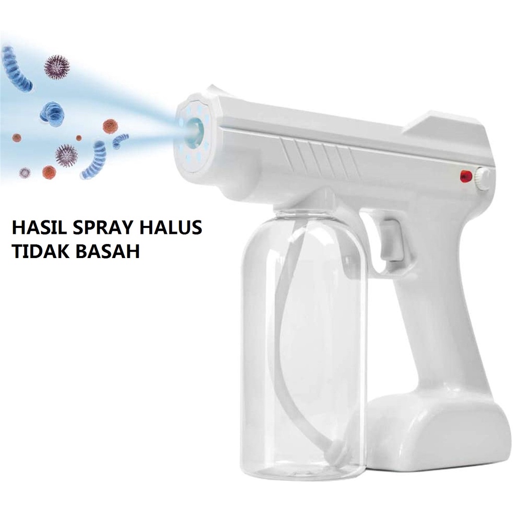 Atomizer Nano Spray Gun Smoothing Salon Rambut 800ml - Portable Recharge