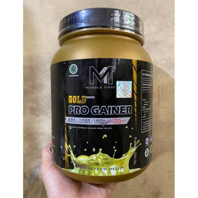 Muscle First Pro Gainer 2lbs / 900 gram Gold Series M1 Nutrion  MuscleFirst BPOM HALAL MUI BISA COD