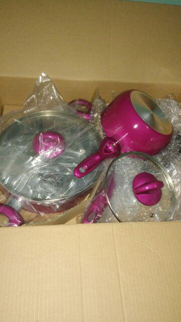 Panci Set Supra Panci Set 7 Pcs Harga Grosir Distributor Panci Set Teflon Supra Panci Set Supra 7pcs