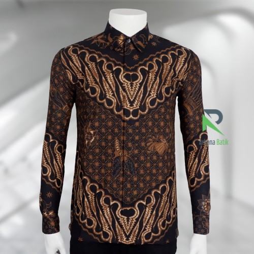 Arkana Batik Slimfit Coklat Manis