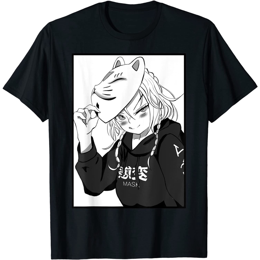 Baju Dewasa Manga Girl Japanese Aesthetic Anime Waifu Otaku T-Shirt
