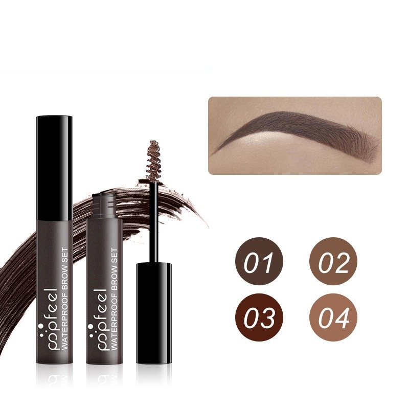 Beauty Jaya - NEW IMORT KOREA Popfeel Eyebrow Gel Anti Air / Mascara Pensil Alis Mata Gel Tahan Lama