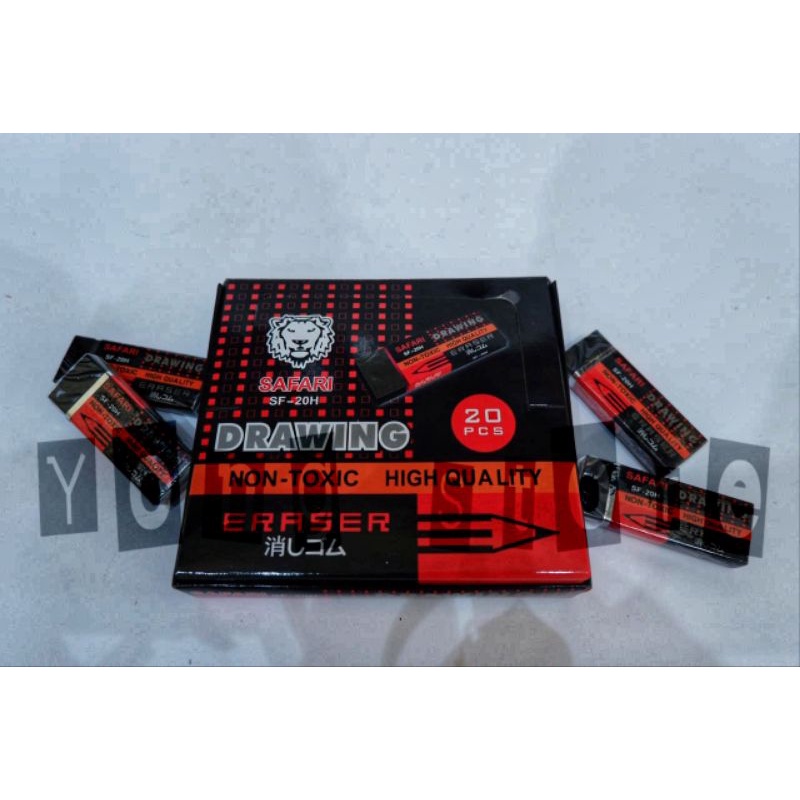 

Penghapus setip /stip safari SF-20H / penghapus besar murah / penghapus 1pak isi 20pcs grosir
