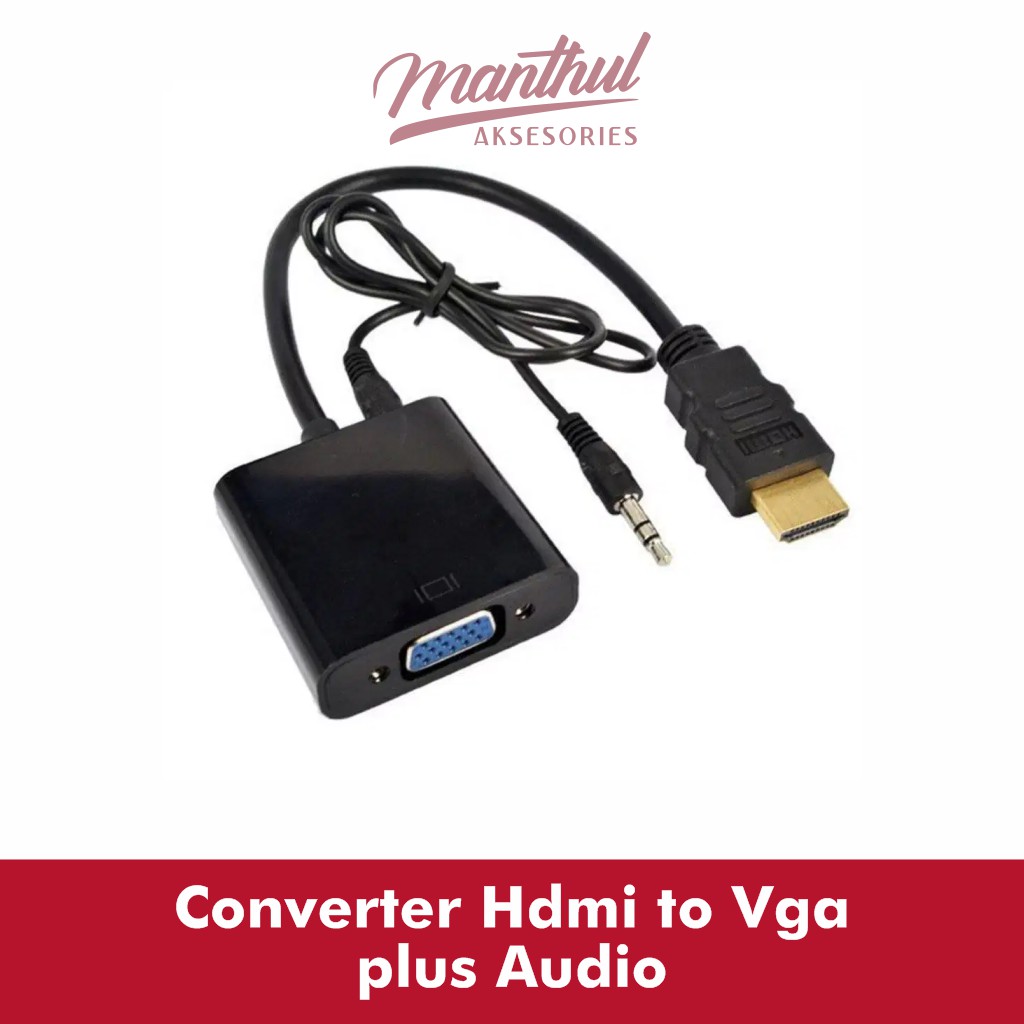 Converter Hdmi to Vga plus Audio