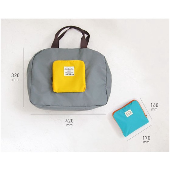 Travel Bag Tas Tangan Koper Lipat Selimut Pakaian Organizer Serbaguna