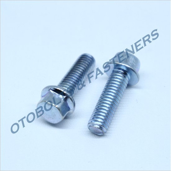 [PAKET 100PCS] Flange Bolt 6 x 20 / Baut Blok Mesin 6 x 20 / Baut Blok