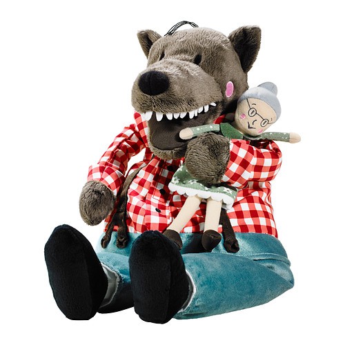 IKEA LUFSIG Boneka Serigala