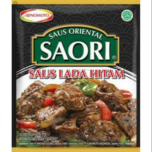 

Saori Saus Lada Hitam 26ml