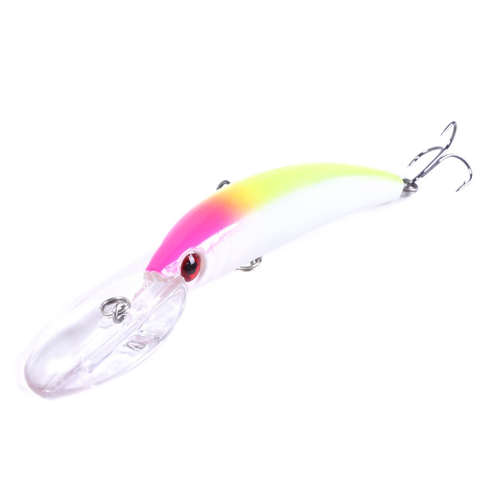 HENGJIA 6PCS 15cm/15g Bent Umpan Minnow Fishing Lures Floating Crankbait Artificial Hard Baits Bass Fly Fishing Tackle