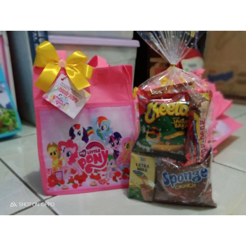 

godiebag ulang tahun tas sponbond