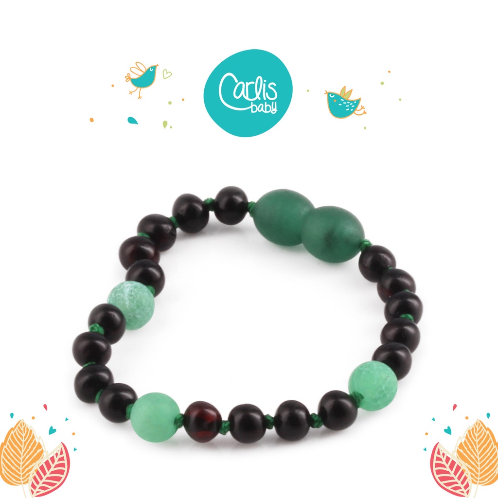 AG66 Kalung dan Gelang Amber Tumbuh Gigi Bayi By Carlis Baby