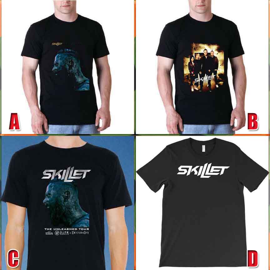 Kaos Skillet Casual Tshirt Bahan Katun