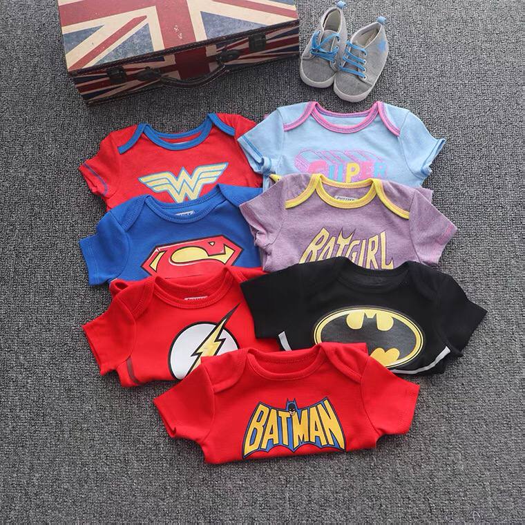 BAJU BAYI JUMPER NEWBORN BATMAN SUPERHEROES AVENGERS IMPOR PIYAMA SUPERHERO HULK