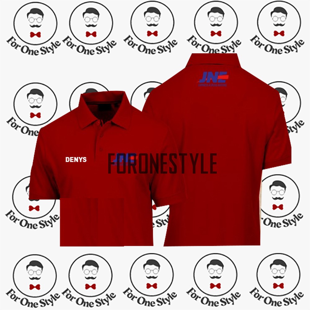 POLO JNE SIMPLE logo kecil - Poloshirt JNE - Kaos Kurir JNE - Baju JNE Express murah - foronestyle