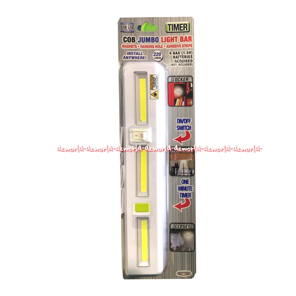 Cob Jumbo Light Bar Timer Lampu Portable Panjang Bisa Dibawa Travelling