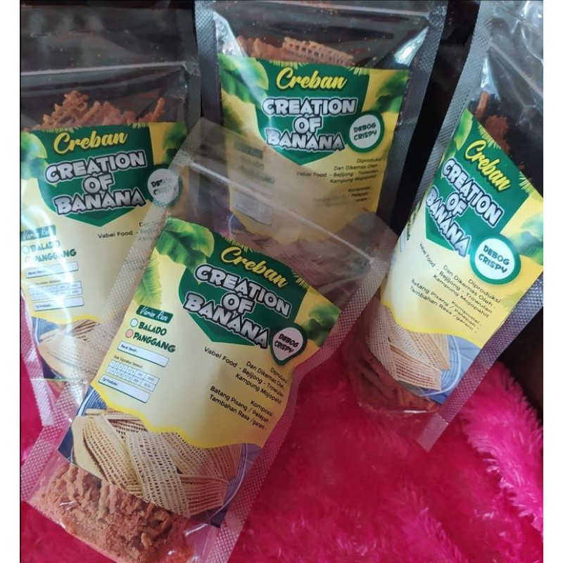 

Keripik Debog Pisang Khas Kampung Majapahit