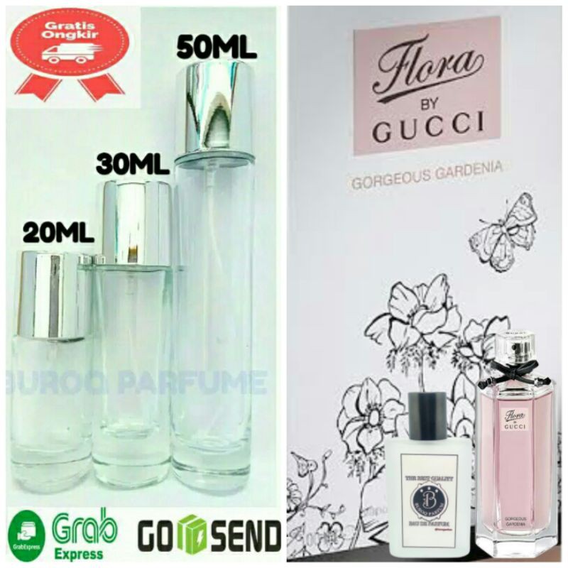 PARFUM WANITA GUCI GARDENIA WANGI TAHAN LAMA KAYA AROMA BUNGA MEWAH - inspired