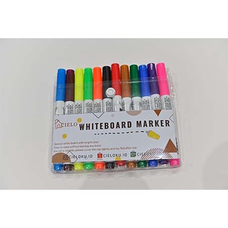 

12 color Whiteboard Marker Spidol papan tulis warna