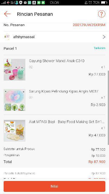 Gayung Shower Mandi Anak M116