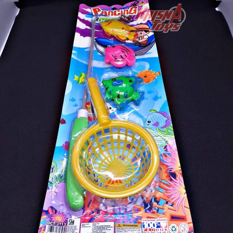 MAINAN ANAK PANCINGAN SET/FISHING GAME/MANCING MANIA