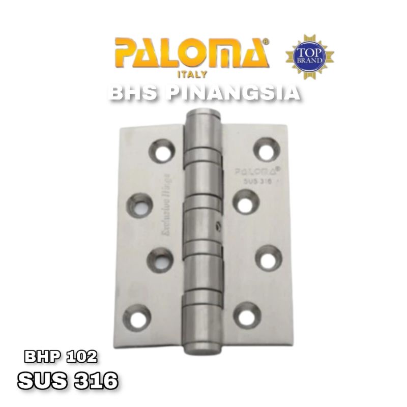 Engsel pintu jendela/engsel 4 inch/engsel pintu berat/paloma BHP 102