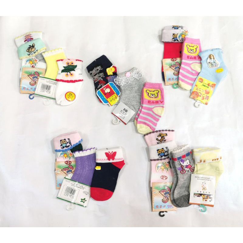 Kaos kaki bayi newborn cowok dan cewek katun street / Kaos kaki bayi baru lahir anti slip