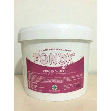 

PROMO - FONDANT FONDX GULA DEKOR HIASAN KUE FONDANT PUTIH KEMASAN 1 KG