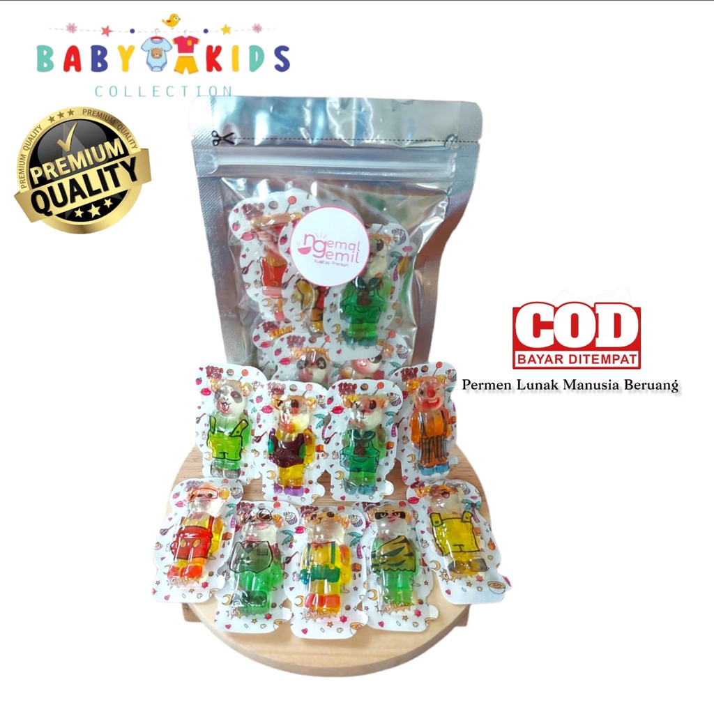 

Permen Lunak Manusia Beruang | Gummy Bear Candy Kualitas Premium