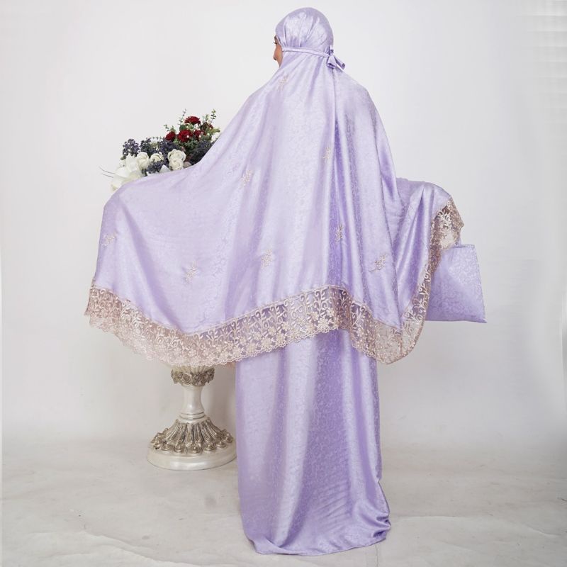 Mukena Sutra Nagita Lilac