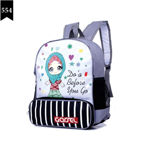 tas anak perempuan backpack sekolah murah G9 tas ngaji anak cewek - tas gendong anak