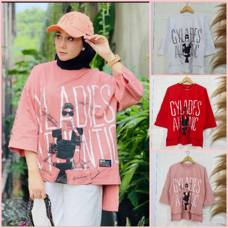 KAOS OVERSIZE WANITA KEKINIAN TRENDY // TOP BLOUSE TERBEST SELLER